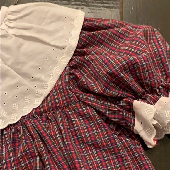 Plaid Bishop Dress - Picture 2 of 3